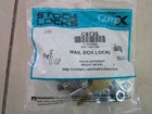 Lot Of  9  Compx National C8735  Mail Box Locks  Keyed Different  Bright Nickel