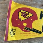 Vintage Kansas City Chiefs Pennant Souvenir Felt Banner 1967 Nfl Football