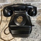 Vintage Leich Telephone Beehive Wall Mount Hand Crank Magneto Bakelite Bell