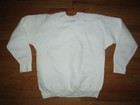 1960s 70s Vtg Spruce Mayo White Blank Raglan Crew Neck Sweatshirt T Shirt Cotton