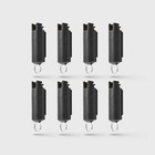 Pepper Spray Keychain W  Belt Clip Self Defense Security Quick Action 8 Pack