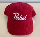 Pabst Blue Ribbon Pbr Racing Team Adjustable Snapback Hat Cap Red New With Tags