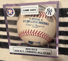 Ben Rice Game Used Baseball - 2026 N y  Yankees - Mlb  Authenticated
