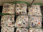 6-pounds  Lbs  Us Used Stamps On Paper  Cut Close  No Flags  Thousands  Dups 