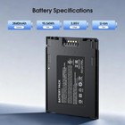 3840mah Battery For Zebra Tc50 Tc51 Tc52 Tc510 Tc510k Tc56 Tc57 Tc51hc Barcode