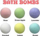 6 Pack Christmas Bubble Bath Bombs With Christmas Squishy Toys Inside For Kids G