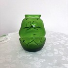 Vintage Green Glass Duck Piggy Bank Showa Retro Adelia Collectible 10cm