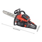 58cc Gasoline Chainsaw Gasoline Powered Chain Saw Engine Cutting 2 Cycle 18  Bar