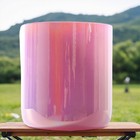 Cosmic Clear 432hz Perfect Pitch C Root Chakra Quartz Crystal Singing Bowl 7 