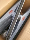 20 Pack 22  Floor Squeegee Head  Double-foam Rubber Blade  Plastic Gray