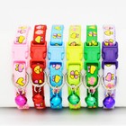Lovely Mushroom Dog Cat Collar Bell Neck Chain Strap Belt Adjustable Pet Supplyk