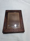 E    H t  Anthony Wooden Contact Print Frame W Tally Wheel 9x7 Antique