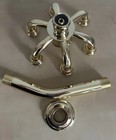 Concinnity 6 Arm Flood Shower Head   Arm   Polished Brass New In Box