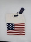 Polo Ralph Lauren American Flag Sweater Women Small