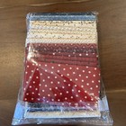 Nip Quilt Kit Cotton Fabric   Pattern Star Gathering Reds Tans Blues 28x28 