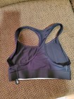 Victoria s Secret  Seamless Lightly Lined Sports Bra S Black  Racerback 