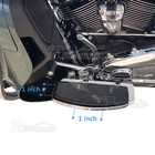 Driver Floorboard Relocation Brackets For Harley Road King Electra Glide Chrome