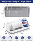 Bathroom Counter Organizer And Storage  7 Slots Detachable Toothbrush Holders Fo