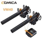 Comica Vm40 Combo Super Cardioid 2-channel Wireless Shotgun Microphone Receiver 