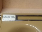 Vintage Deco-tel Exec  Desk Phone Rotary Dial In Decorative Faux Wood Case  