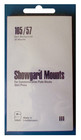 Showgard 105 57mm Stamp Mounts - Jumbo Plate Blocks   Small Sheets Black