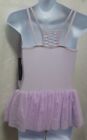 Danshuz Girls Latticeback Dance Dress Nylonspandex 2471c Mesh Tutu Lavendar 8 10