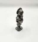 Michael Ricker Pewter Girl With Doll Figurine