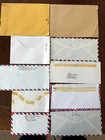 South Pacific 1980s 10 Covers To Usa  5 Papua New G  1 Tonga  1 Nevis  3 Fiji