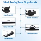 10-pack 9in Inside Foam Closure Strips For Metal Roofs R Panel Classic Rib -