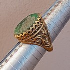 Very Rare Ancient Amazing Ring Bronze Antique Engraved Authentic Genuine