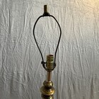 Vintage Heavy Brass Mcm Lamp Mid Century Retro Decor Desk Table