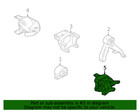 Genuine Mitsubishi Trans Mount Mn184301