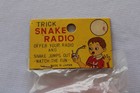 Rare Vintage 1950 s Nos Unopened Toy Trick Snake Radio Japan