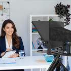 20-inch Hd Teleprompter For Dslr Mirrorless Camera Tablet Remote App