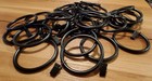 Lot 30 Heavy Duty Metal Curtain Rings W clips Black For 2  Drapery Rod Od 2-7 8