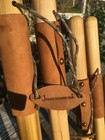 Natural Earth Tones Poplar Hard Wood Walking Stick Hiking Staff Hand Carved Pole