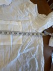 White Long Sleeve Button-up Shirt Dress