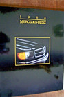 1984 Mercedes 380sl Owners Sales Brochure W107 Parts Service W123 W126 Original