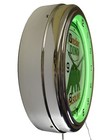 16  Sinclair Dino Gasoline Neon Clock Man Cave Garage Decor  green 
