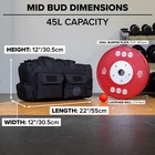 Serious Steel Fitness Duffel Bag   Heavy Duty 1000d Nylon Gym Bag Or Backpack
