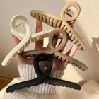 2 4pcs Women Hair Claw Clip Cross Matte Hairpin Fashion Hairgrips Large Hair Cla