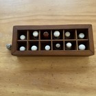 Vintage Wooden Thimble Wall Display W lot Of 13 Vintage Thimbles 