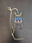 Native American Beaded Leather Pouch