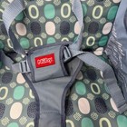 Nuby Child Booster Seat Lightweight Portable Travel High Chair Gray Green