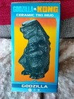 New Mondo Godzilla Tiki Mug Godzilla Vs Kong Ceramic Mug  Matte Black Version 