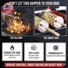 Rolling Grill Basket  2 Pcs  Stainless Steel  Nesting Bbq Tools  Grill Basket Fo