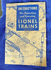 Vintage Lionel Train O Gauge Operating Instructions  1940-50s  Lot Of 7