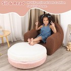 Macaron Bean Bag Chair Kids Teens Memory Foam Portable Washable Floor Cushion Us