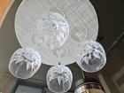 Mikasa Crystal  flame D amore Hock Wine Glasses