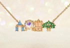 2026 Walt Disney World Parks 4 Parks Icons Gold Bracelet By Girls Crew New